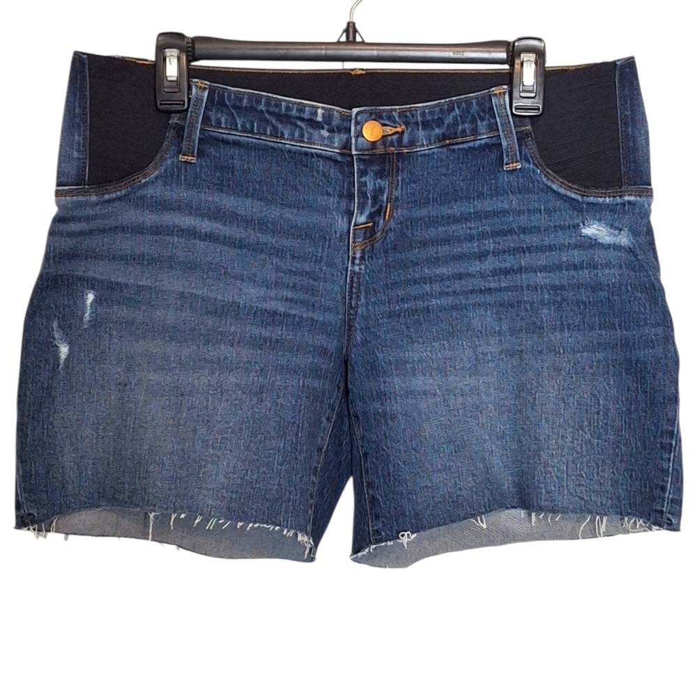 NWT Ingrid & Isabel Boyfriend Comfort Stretch Midi Maternity Shorts